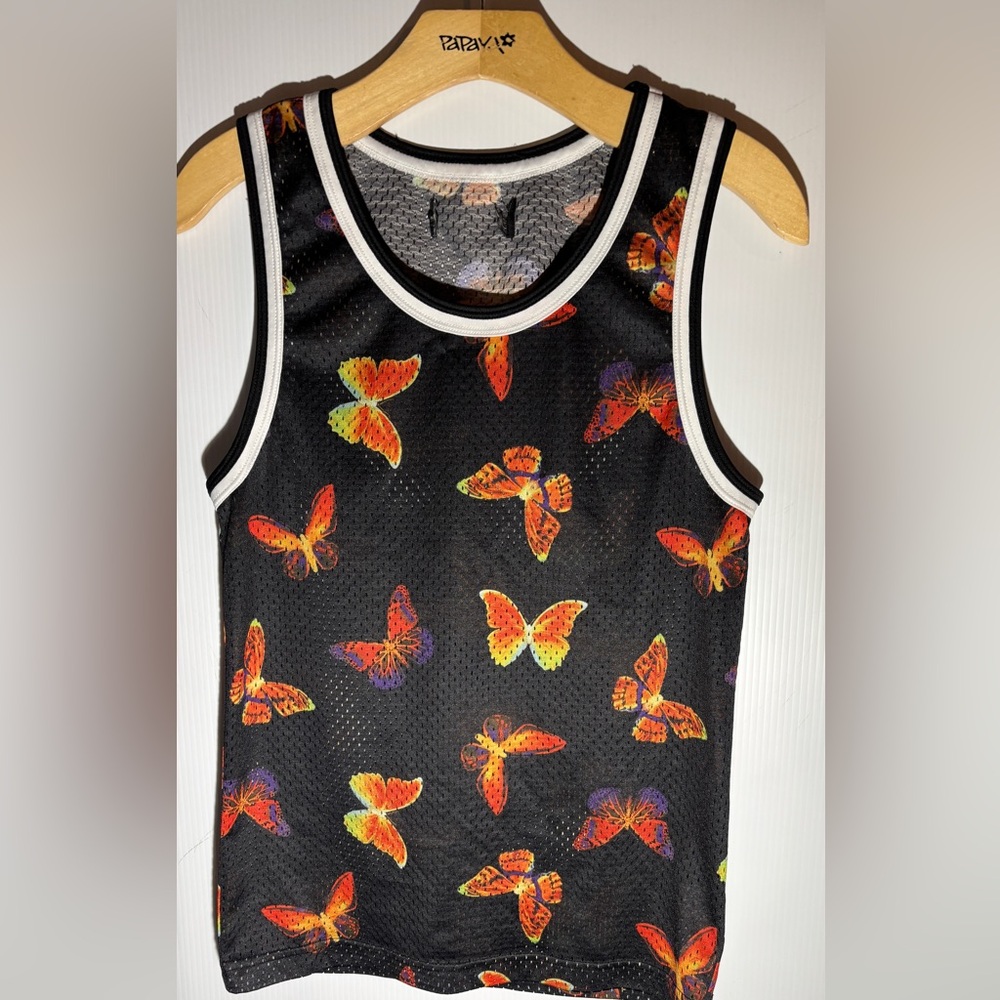 Patta Women's Black Butterfly Tank Top